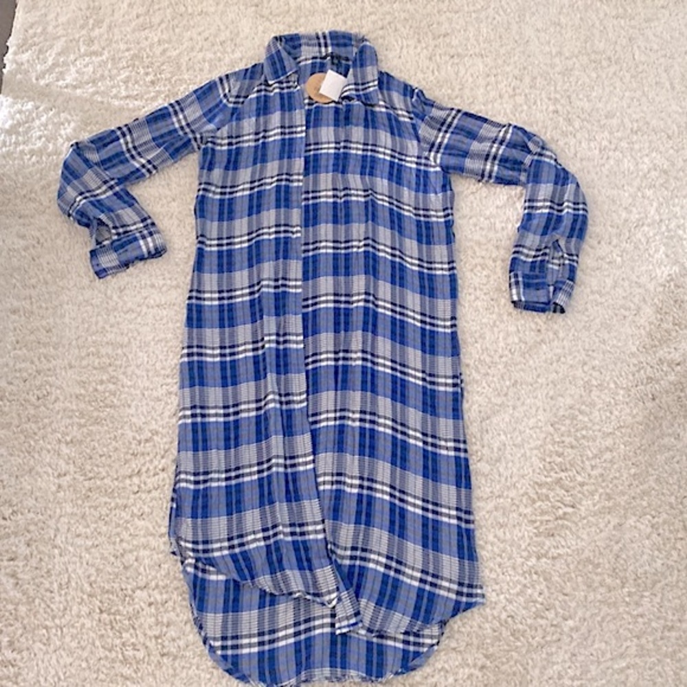 Thread Story plaid open front duster - Picture 9 of 10